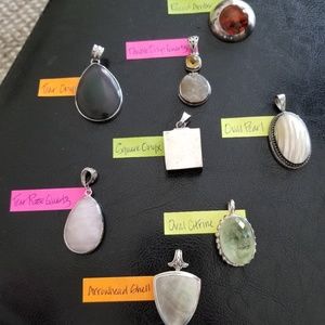 Various sterling drops